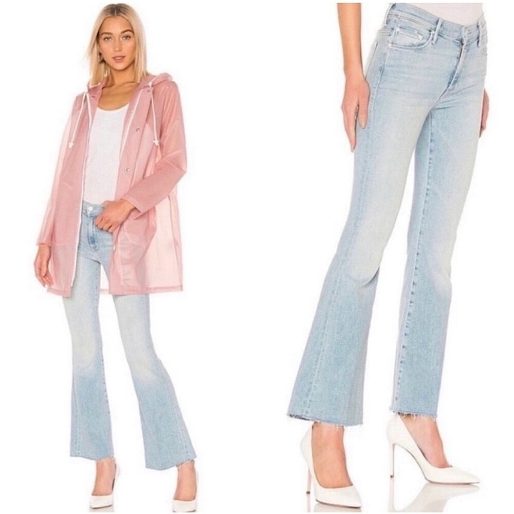 MOTHER Light Blue Flare Jeans